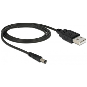 USB-s DC 5V tápkábel 5,5x2,1mm 1m (Delock) #2