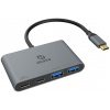 Akasa 4-in-1 USB-C HUB (10 Gbps sebesség, 100W Power Delivery) #3