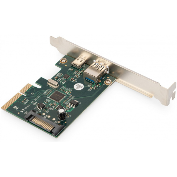 Digitus USB 3.2 Gen 2 vezérlő kártya PCIe (1x USB-C + 1x USB-A port) #3