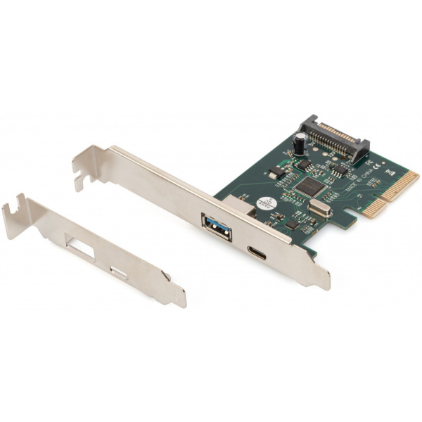Digitus USB 3.2 Gen 2 vezérlő kártya PCIe (1x USB-C + 1x USB-A port) #4