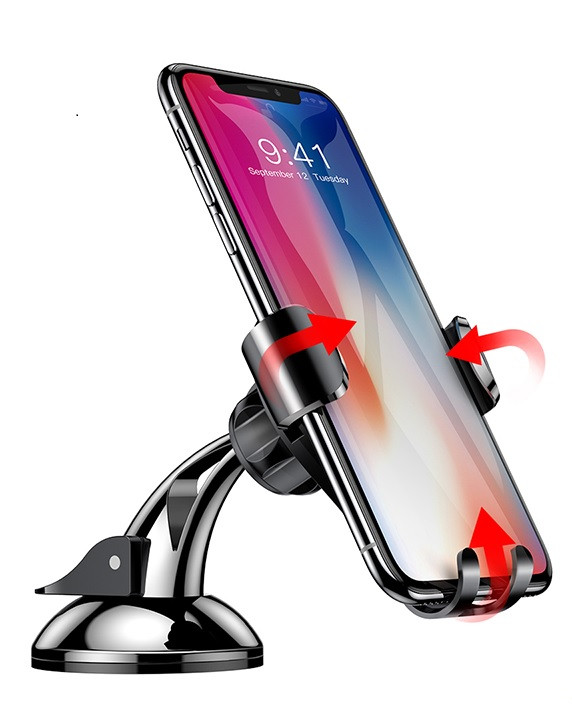 Baseus Osculum autós telefontartó szélvédőre, műszerfalra (fekete) #2