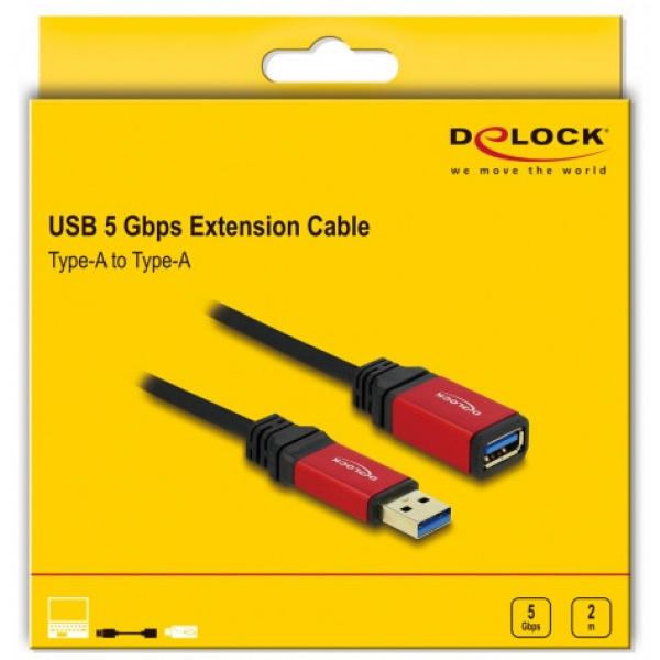 Delock Premium USB 3.0 toldókábel (AF/AM) 2m #4