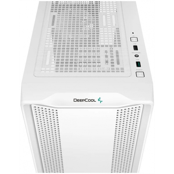 DeepCool CC560 V2 ház hőkezelt üveg oldallappal (fehér) #3