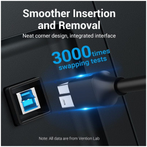 USB 3.0 kábel A/B 2m - Vention #2