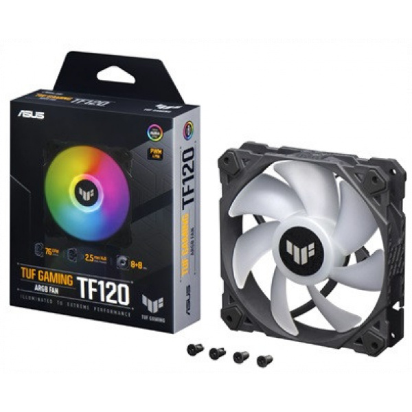 12 cm hűtőventilátor Asus TUF Gaming TF120 ARGB (fekete) #4