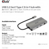 Club3D USB3.2 Type-C 8-in-1 USB dokkoló (2xHDMI, 2xUSB-A, RJ45, SD/Micro SD) #3