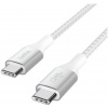 Belkin USB 2.0 USB-C – USB-C (M/M) szövetes kábel, fehér 240W (5A) 2m #2