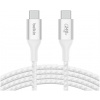 Belkin USB 2.0 USB-C – USB-C (M/M) szövetes kábel, fehér 240W (5A) 2m #4