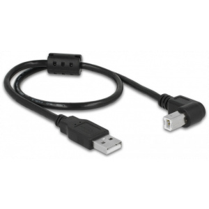 Delock USB 2.0 kábel A/B (derékszögű) 0,5m #2