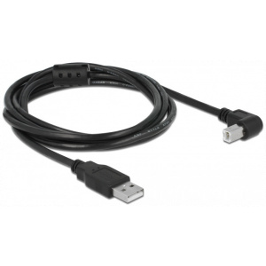 Delock USB 2.0 kábel A/B (derékszögű) 2m #2