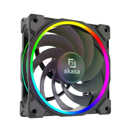 12 cm hűtőventilátor Akasa Soho AR12 Reverse Blade ARGB LED-es #3