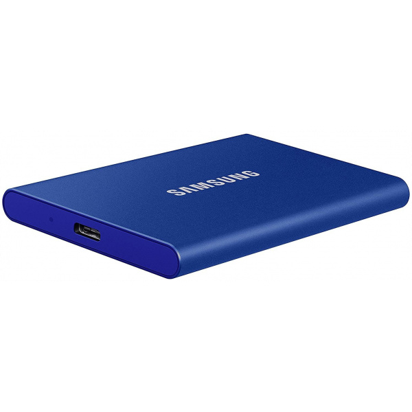 2TB Samsung T7 hordozható SSD USB 3.2 (kék) #2