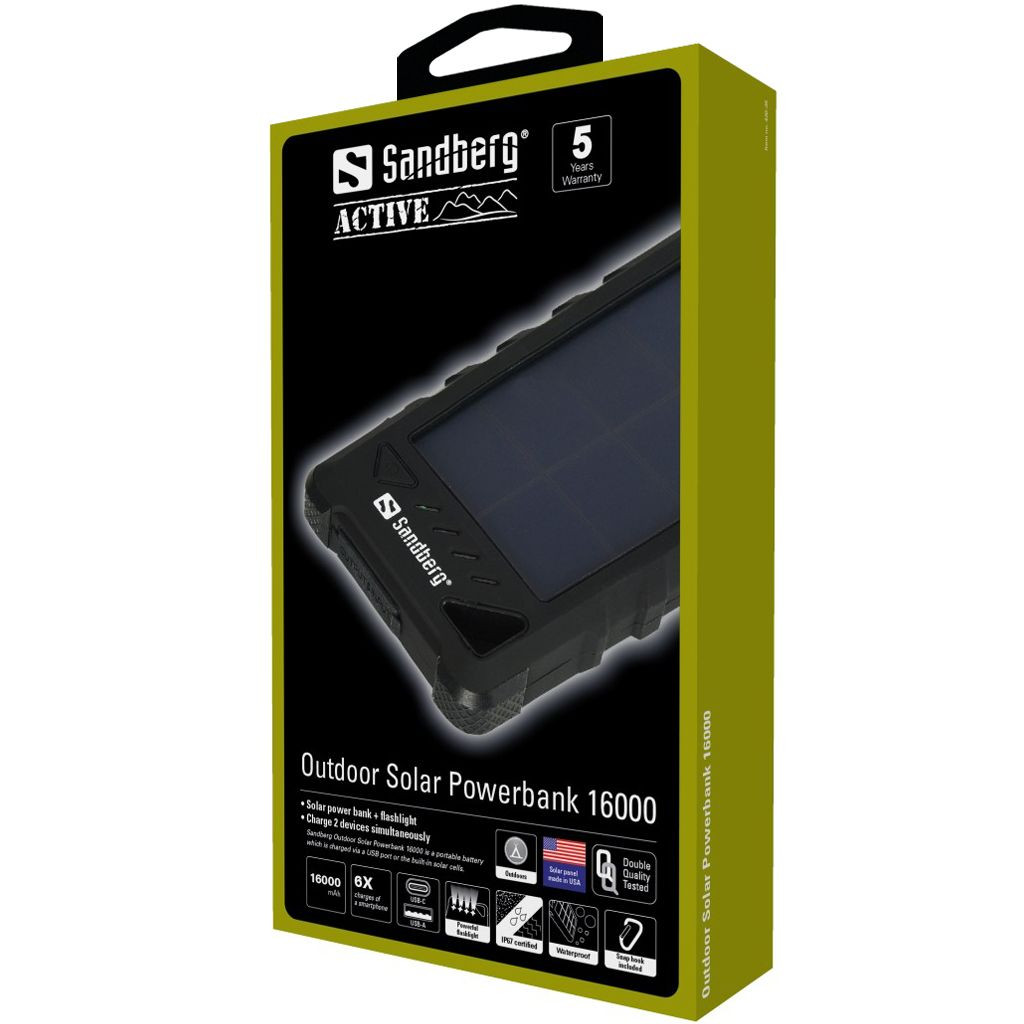 Sandberg Outdoor Solar Powerbank 16000 mAh #3