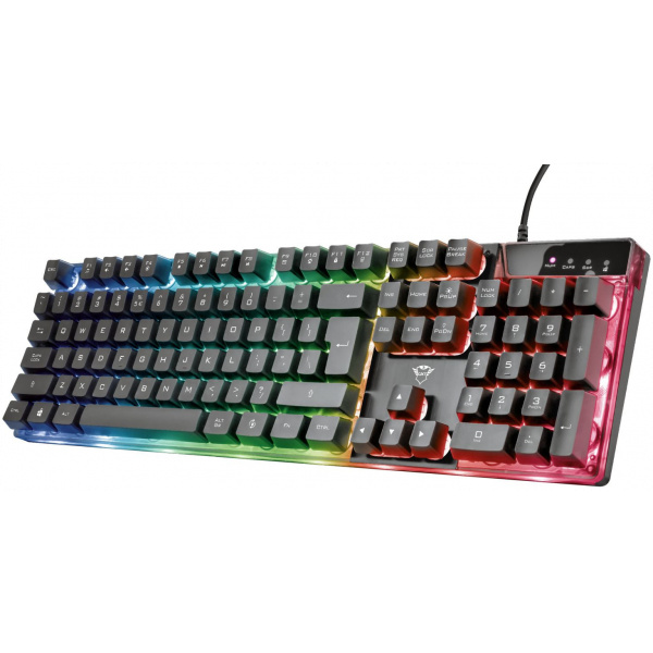 Trust GXT 838 Azor vezetékes billentyű - egér szett RGB világítással #2