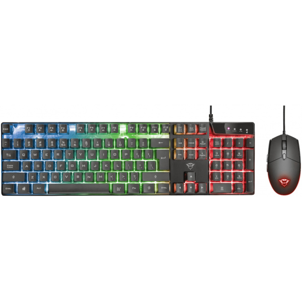 Trust GXT 838 Azor vezetékes billentyű - egér szett RGB világítással #3