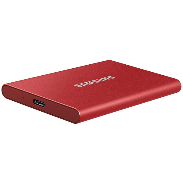 2TB Samsung T7 hordozható SSD USB 3.2 (piros) #2