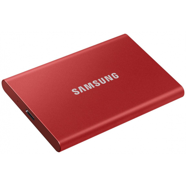 2TB Samsung T7 hordozható SSD USB 3.2 (piros) #3