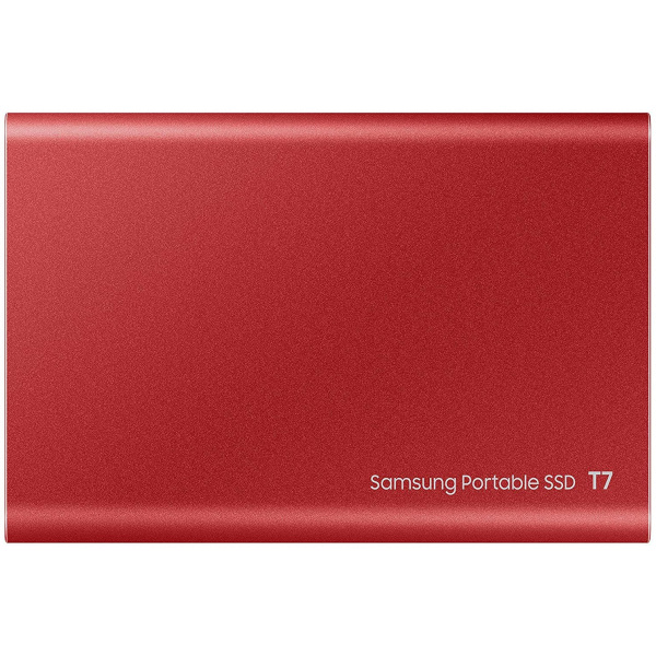 2TB Samsung T7 hordozható SSD USB 3.2 (piros) #4