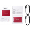 2TB Samsung T7 hordozható SSD USB 3.2 (piros) #5