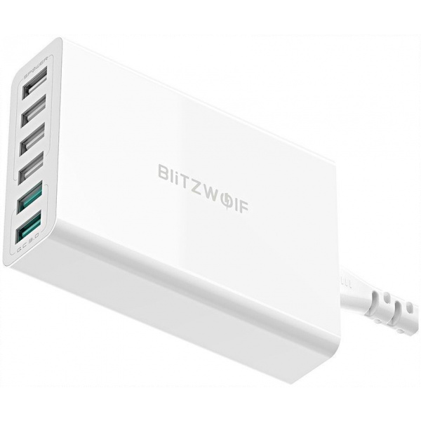Blitzwolf 220V-os USB-s fali gyorstöltő (6x USB port) 60W #3