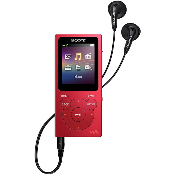 Sony NWE394R 8GB MP3 lejátszó FM rádióval (piros) #2