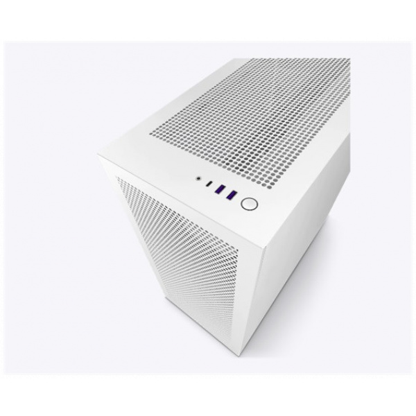 NZXT H7 Flow ház üveg oldallappal (fehér) #4