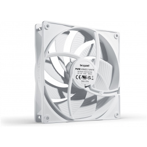 14 cm hűtőventilátor BeQuiet! Pure Wings 3 PWM high-speed White #2