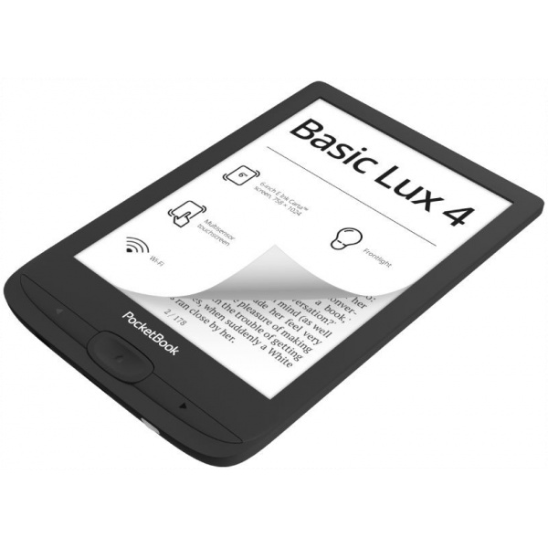 PocketBook Basic LUX4 eInk Carta™ E-Book olvasó (fekete) #4