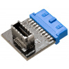 Akasa USB 3.1 alaplapi csatlakozó 19 pin > USB 3.1 20 pin Key-A átalakító #3