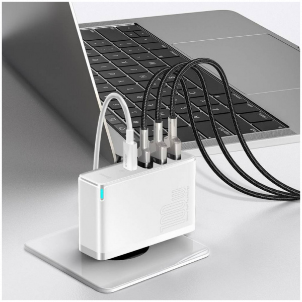 Baseus 2x USB-A + 2x USB-C GaN2 Pro töltő (220V), max 100W #3