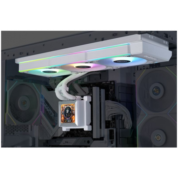 Lian Li HydroShift LCD 360 ARGB CPU vízhhűtés (fehér) #2