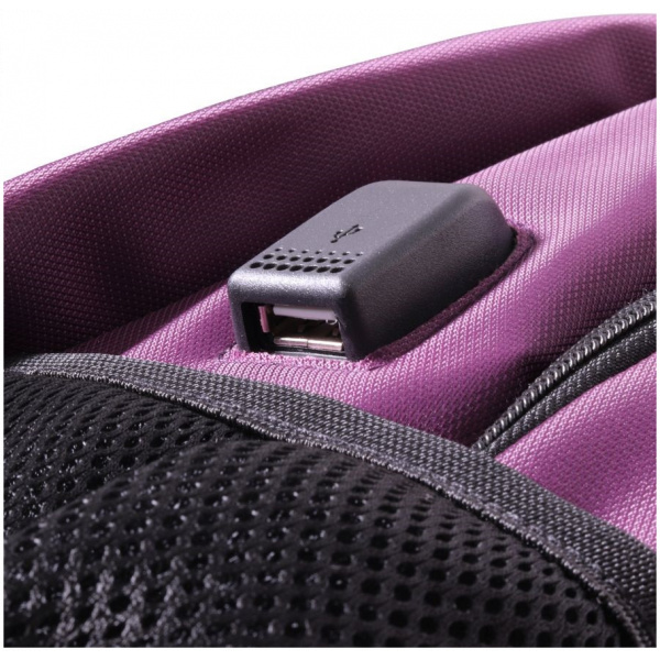 TOO USB portos hátizsák 15,6" laptophoz (lila) #5