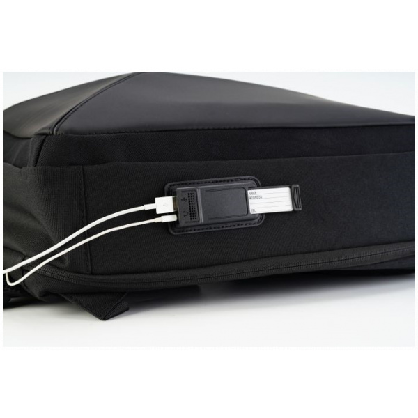 TOO USB portos, lopásbiztos táska 15,6" laptophoz (fekete) #4