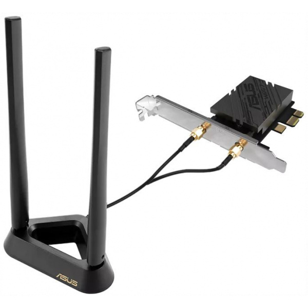 Asus 6GHz WiFi 7 + Bluetooth 5.4 PCI-E kártya antennával (PCE-BE92BT) #4