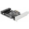 Delock USB 3.0 vezérlő kártya PCI-Express x1 (2x 19pin belső port) #3