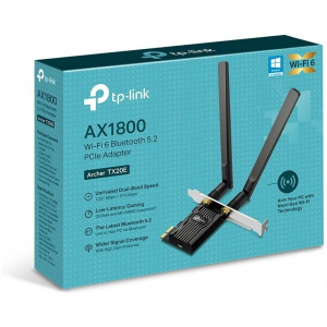 TP-Link AX1800 Wi-Fi 6 Bluetooth 5.2 PCIe hálókártya Archer TX20E #2