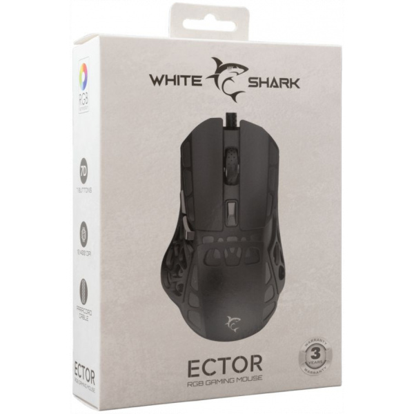 White Shark Ector-B RGB-s Gamer egér #7
