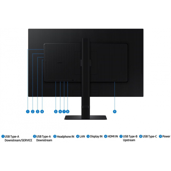 27" Samsung ViewFinity S8 S27D800EAU UHD monitor (IPS LED) #6