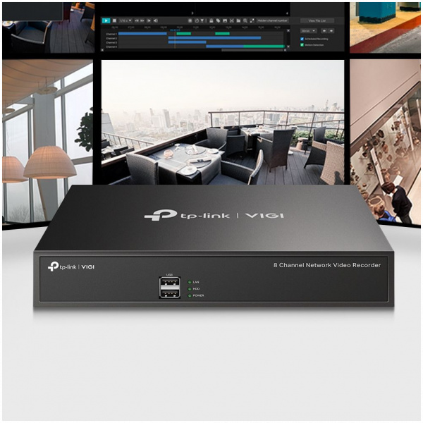 TP-Link VIGI NVR1008H 8-csatornás hálózati videó rögzítő #3