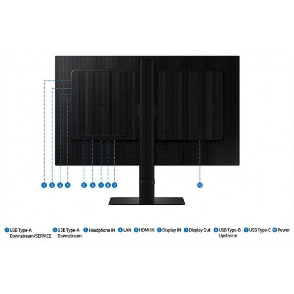 27" Samsung ViewFinity S6 S27D600UAU QHD monitor (IPS LED) #5
