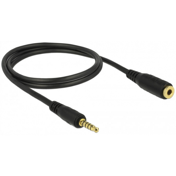 Delock 3,5mm 5-pin Jack hosszabbító kábel (M/F) 1m #2