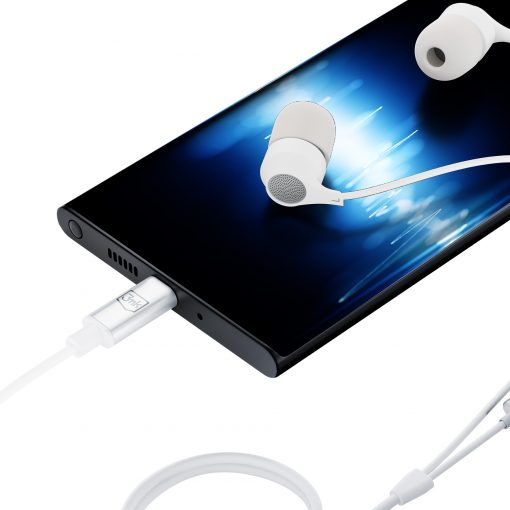 3mk USB-C fülhallgató mikrofonnal (fehér) #4