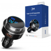 3mk autós FM transzmitter (12V) - Bluetooth, 2xUSB, kártyanyílás #6