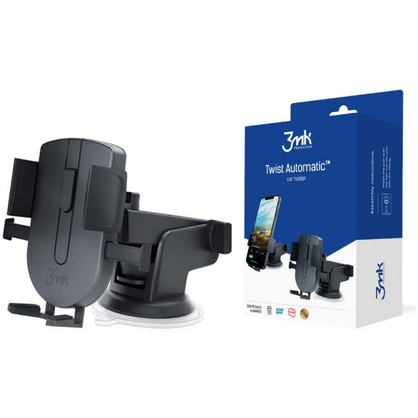 3mk Twist Automatic Car Holder autós tartó szélvédőre vagy műszerfalra #4