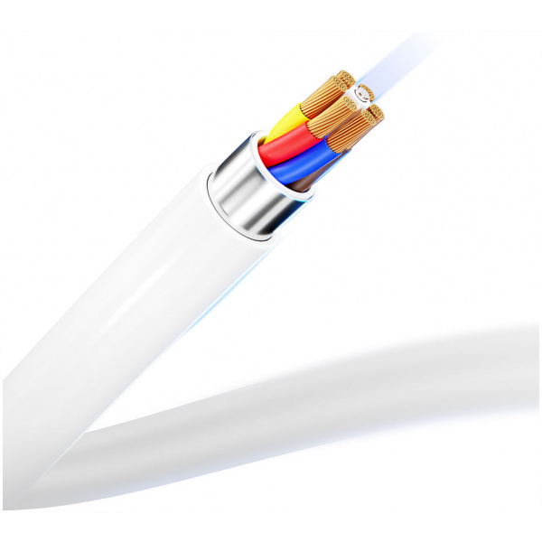 3mk Hyper Cable USB-C – USB-C (M/M) kábel, fehér 100W 2m NEW #7