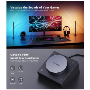 Govee RGBIC Wi-Fi Gamer lámpa (1 pár), okosvezérlővel NEW #2