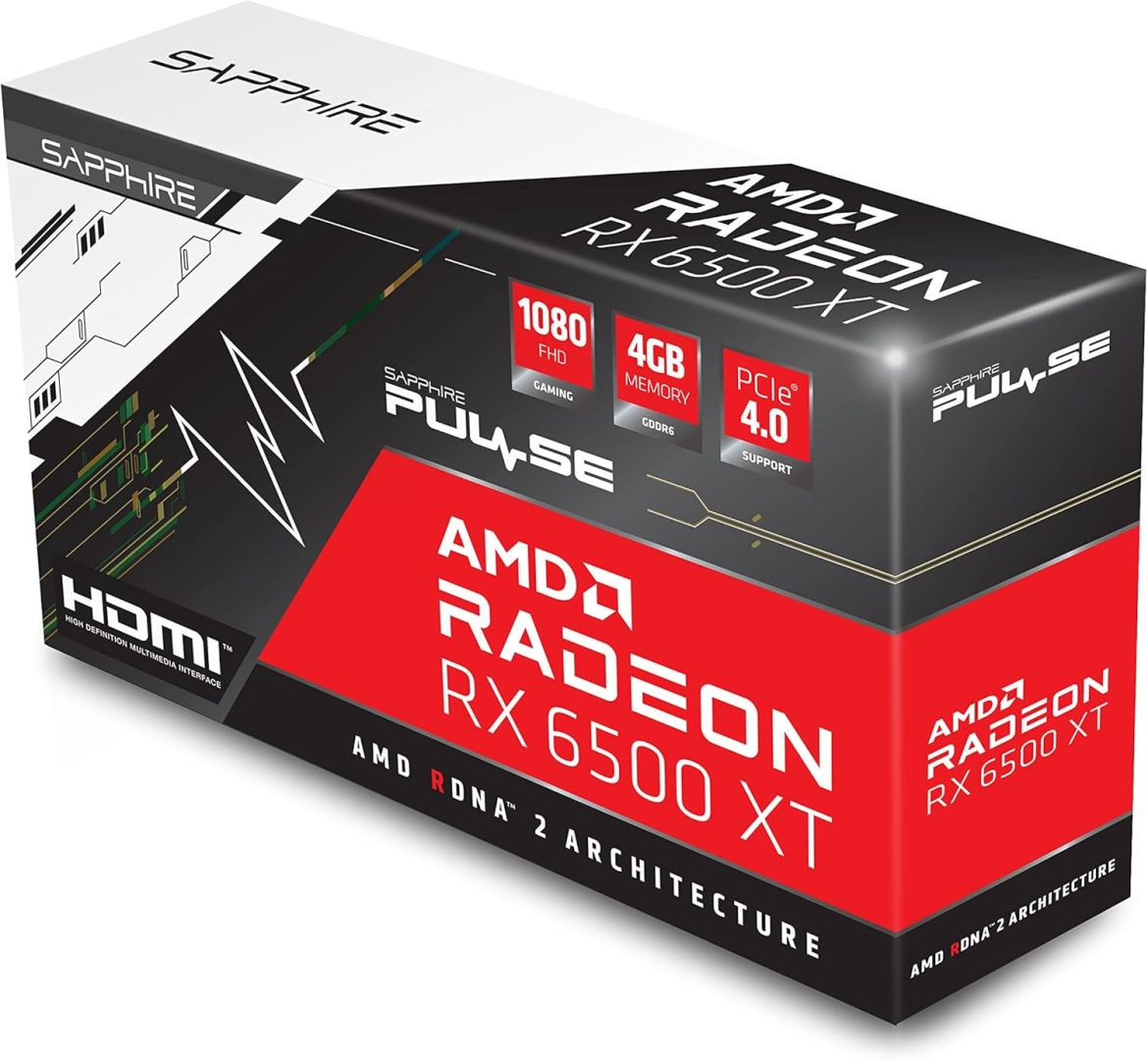 Sapphire PULSE AMD Radeon™ RX 6500 XT 4GB VGA (Lite) #6
