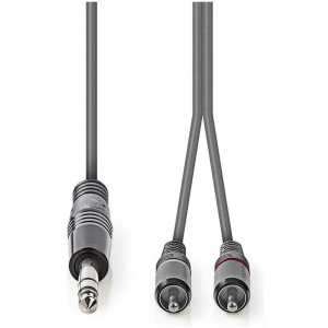Nedis Premium 6,3mm Jack - RCA összekötő kábel (M/M) 1,5m #2