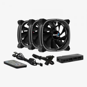 12 cm ventilátor szett (3db)+vezérlő Aerocool Astro 12 Pro ARGB LED #2