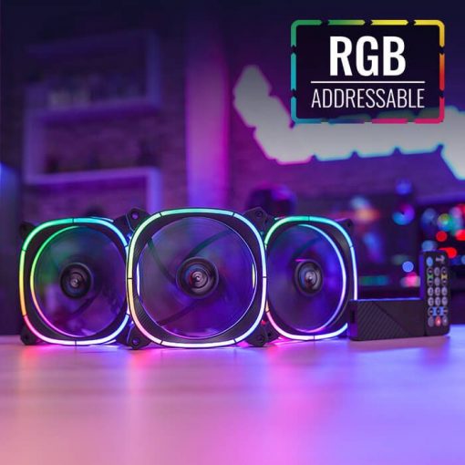 12 cm ventilátor szett (3db)+vezérlő Aerocool Astro 12 Pro ARGB LED #3